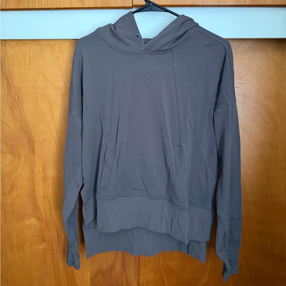 Gray Hooded Sweatshirt